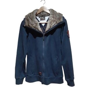 HV Polo Women's Mercedes Sweat Jacket Navy 0401091368 Size XL